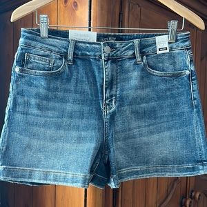 Just Blue Mid Rise Shorts, size large (12/14)